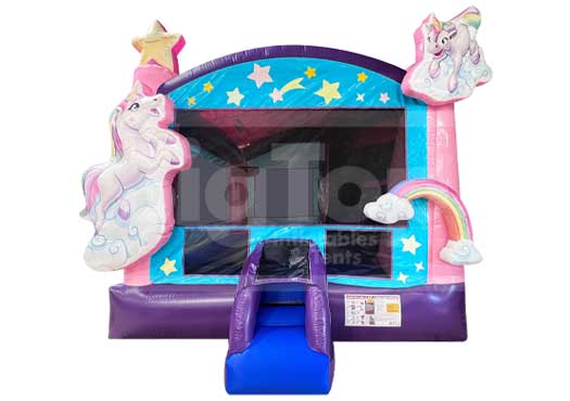 Purchase C5 Unicorn 3D Themed Combo Bounce House with Pool for Sale by Big Top Inflatables