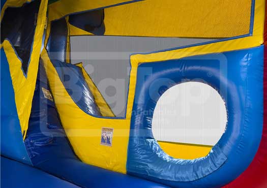 Buy US Manufactured C5 Castle Bounce House with Indoor Playground by Big Top Inflatables