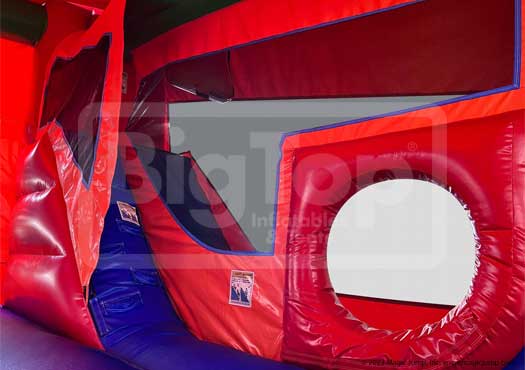 US Manufactured C5 Combo Bounce House with Indoor Playground by Big Top Inflatables for Sale