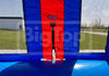 Party bounce house for birthdays and baby showers with indoor and outdoor entrance