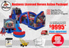 BP107 | Licensed Heroes Action Inflatables Package