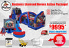 BP107 | Licensed Heroes Action Inflatables Package