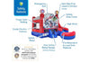 Purchase Avengers Inflatable Combo with Pool
