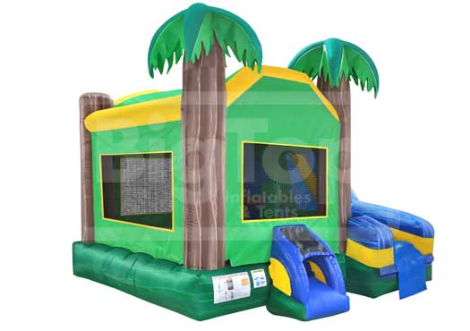 Buy C5 6in1 Tropical Combo Bounce House with Pool for Sale by Big Top Inflatables
