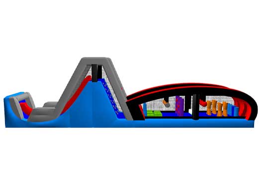 Purchase 55' H2 Inflatable Obstacle Course for Sale Buy Big Top Inflatables