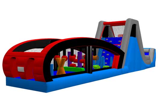 Purchase 55' H2 Inflatable Interactive Obstacle Course for Sale Buy Big Top Inflatables