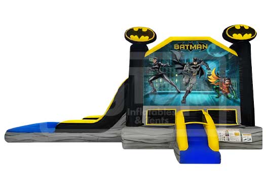 Batman Bounce House Combo Pool Big Top Inflatables for Sale