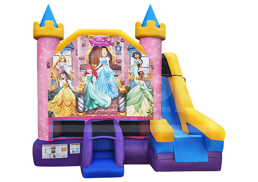 Official Disney Princess 6-N-1 Combo with Pool by Big Top Inflatables for Sale