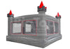 Jumbo Medieval Castle Inflatable Rear View