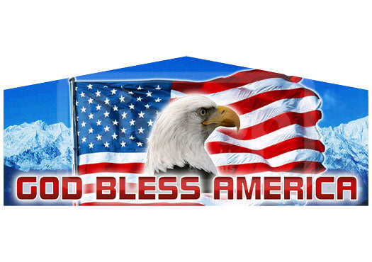 God Bless America Art Panel for Inflatable Bounce Houses – Big Top ...