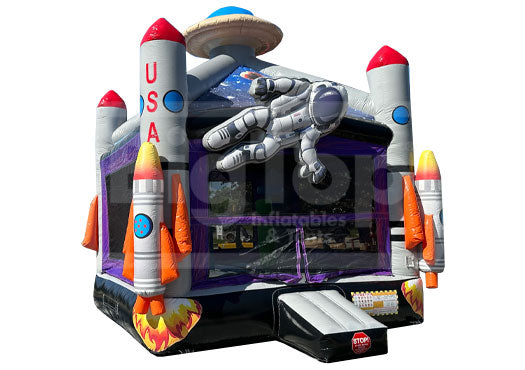 USA Space 3D Themed fun Jump House with Indoor Playground – Big Top ...