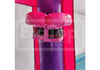 Kids playing in pink castle inflatable