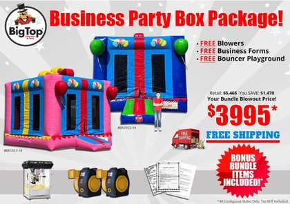 BP100 | Party Box Bounce House Package