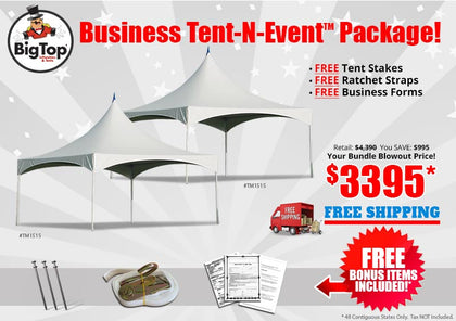 BP108 | Big Top's Tent-N-Event Bundle Package