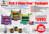 BP105 | Pick 3 Ships Free™ Bounce House Package