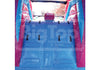Interior bounce area of Good Life 3D Fun Combo Bounce House with Slide, colorful inflatable floor and mesh walls for safety