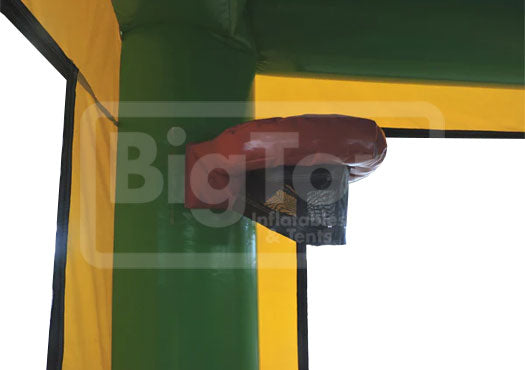 Tropical Module Inflatable Combo XL (Dual Lanes) with Splash Pool – Big ...