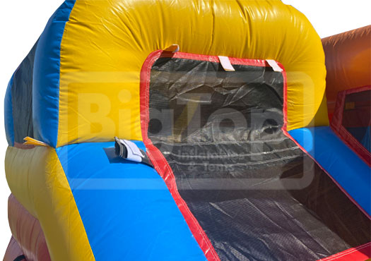 Dura Lite Red n Blue Fun Combo Inflatable Fun Bounce House and Pool ...
