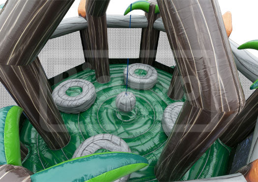 Tropical Wrecking Ball 4-Player Inflatable Game – Big Top Inflatables