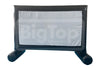 Inflatable screen with 'Big Top' branding on a white background