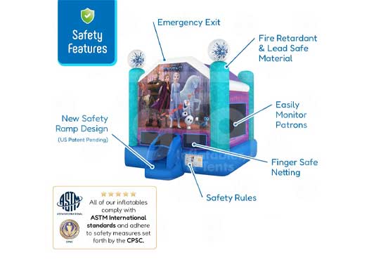 Disney Frozen 2 Themed Inflatable Fun Bounce House – Big Top Inflatables
