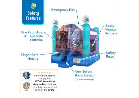 Disney Frozen 2 Themed Inflatable Fun Bounce House – Big Top Inflatables
