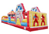 Big Top Inflatables 43' Carnival Obstacle Course Side View