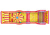 Big Top Inflatables 43' Carnival Obstacle Course Arial View