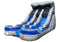 15 Rocky Double Lane Inflatable Water Slide with Dual Pools