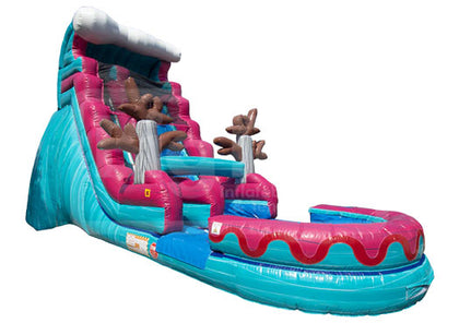 19ft Arctic Wave Adventure Inflatable Water Slide for Sale – Commercial Grade