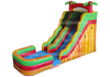 19' Big Top Inflatables Volcano Water Slide Side View