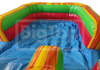 19' Big Top Inflatables Volcano Water Slide Pool View