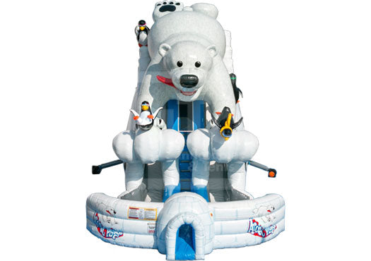 27' Arctic Plunge XL Inflatable Slide – Commercial Snow Slide – Big Top ...