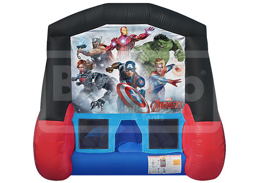 50' Marvel Avengers 2-Piece Inflatable Obstacle Course with Slide – Big ...