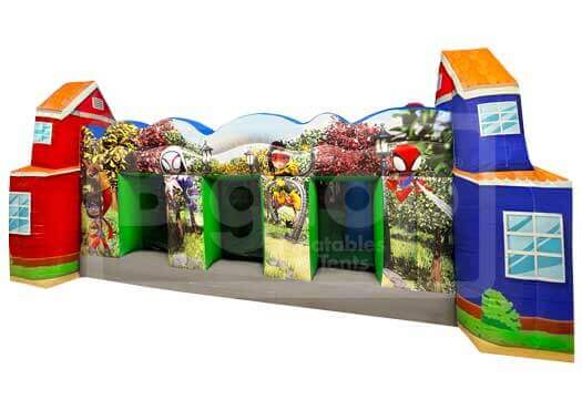 Spidey and His Amazing Friends Inflatable Playground Combo Course – Big ...